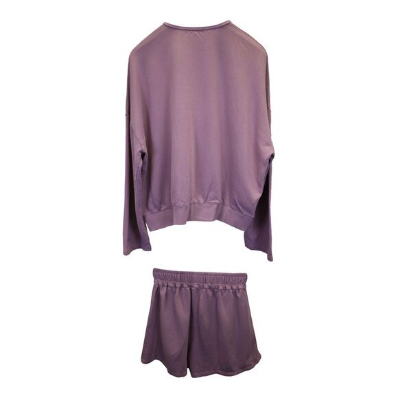 Frankie Shop Jaimie Shorts in Purple Cotton - Picture 5 of 5